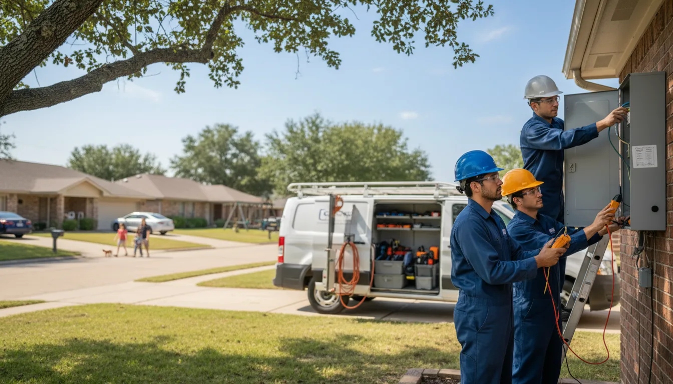 Certified electrician providing emergency electrical services in Grand Junction, IA
